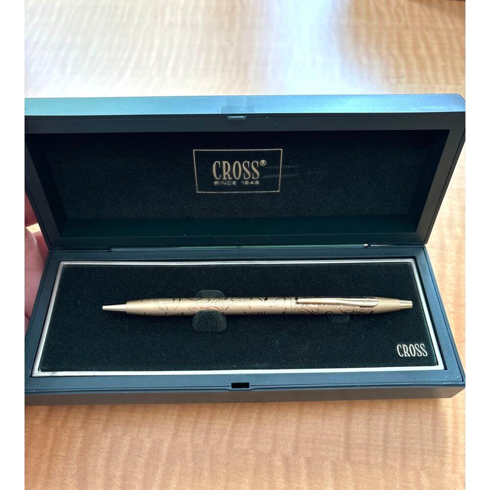 Cross #402-5 22K Gold Electroplated Spring Ballpoint Pen Vintage NEW 1993